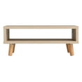 thumbnail image 2 of Mainstays Desk Riser with Wood Legs, Natural Wood Grain Finish, 9.0in Width., 2 of 5