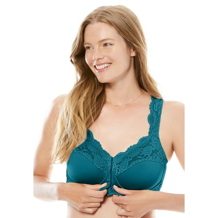 

Comfort Choice Women s Plus Size Front Hook Gel Strap Wireless Bra Bra