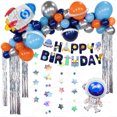 thumbnail image 1 of Kit con forma de arco de globos para fiesta de cumpleaños con temática de Spaceman, 48 unidades, 1 of 3