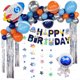 thumbnail image 1 of Kit con forma de arco de globos para fiesta de cumpleaños con temática de Spaceman, 48 unidades, 1 of 3