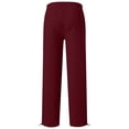 thumbnail image 7 of longantii Youth Girls Baggy Sweatpants Casual Wide Leg Joggers Elastic Drawstring Waist Side Hand Pockets Loose Fit Daily Sweat Pants, 7 of 7
