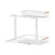 thumbnail image 1 of Yuarrent Estante de almacenamiento de condimentos de acero al carbono para una larga duración en forma de L que se adapta debajo del baño Cocina y Comedor blanco, 1 of 6