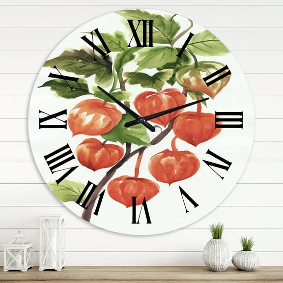 Designart 1 in Quartz Traditional Wall Clock
