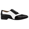 thumbnail image 6 of LIBERTYZENO Mens Finest Leather Lace Up Oxford Dress Shoe Ostrich Print Wedding Shoes 10, 6 of 8