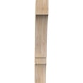 thumbnail image 2 of Ekena Millwork 4"W x 16"D x 28"H Balboa Rough Sawn Knee Brace, Douglas Fir, 2 of 13