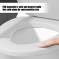 Herunwer Padded Toilet Seat, Cushioned Soft Vinyl over Wood Core Seat