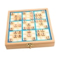 thumbnail image 2 of Milaget Wooden Sudoku Board Educational Lightweight Math Toy for Kids Christmas Gift blue, 2 of 9