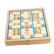 thumbnail image 2 of Tablero de juego de sudoku de madera, juego de escritorio, rompecabezas educativo, pensamiento numérico azul, 2 of 9