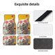 thumbnail image 4 of Balery Floral Sunglasses Cat Art Juego de 4 Alfombrillas para Auto, Revestimientos de Caucho Resistente, Diseño Antideslizante, 4 of 7