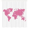 thumbnail image 3 of Ambesonne Earth Shower Curtain, Seasonal Garden, 69"Wx70"L, Hot Pink, 3 of 5