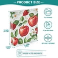 thumbnail image 3 of FORMRS 3 Ring Binder with Pockets 1.5" D-Rings Clip Board 200 Sheets Capacity, Apple Pattern, 3 of 8