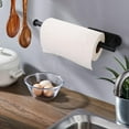 thumbnail image 5 of Goyunwell Paper Towel Holders Black Paper Towels Rolls - for Kitchen,Paper Bulk- Self-Adhesive Under Cabinet,Both Available in Adhesive and Screws,Stainless Steel, 5 of 5