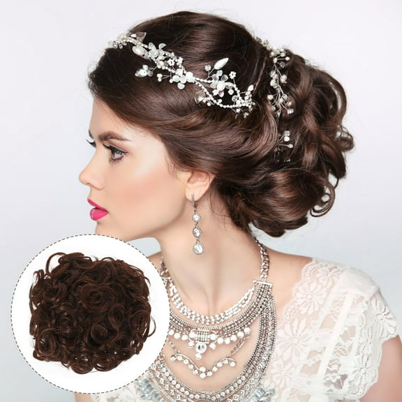 Raindrops 1 Set Bun Hair Pieces for Women Adds Volume, Fullness, and Lift - Easy to Use Hair Extensions