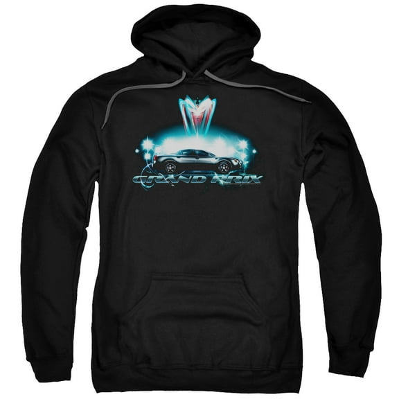 Pontiac Silver Grand Prix Adult Pullover Hoodie Sweatshirt Black