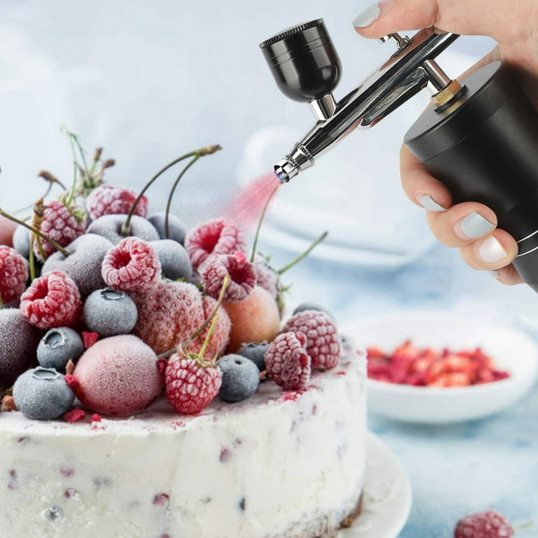Airbrush Kit With Compressor, Portable Cordless Air Brush Spray Gun Set,  For Makeup/cake Decor/nail