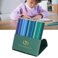thumbnail image 4 of Colored Pencils, Professional Artist Pencils Glossy Color Rendering Professional Oil Based Fade Resistant With Green Box For Artists For Drawing, 4 of 8