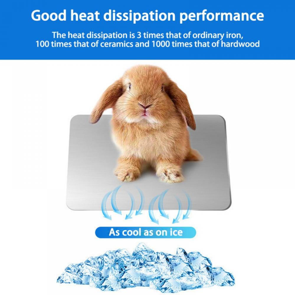 Hamster Cooling Pad Pet Cooling Mat for Bunny Hamster Puppy Kitten Guinea Pets Stay Cool MOVKZACV Small Animal Pad Pet Cooling Mat,Rabbit Cooling Pad