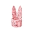 thumbnail image 2 of Hand Woven Rattan Bunny Ear Mini Basket for Easter Eggs Decor Small Desk Organizer Storage Box 1-Pack, 2 of 6