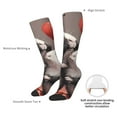 thumbnail image 4 of Naloa Heart Guinea Pig Couple Thigh High Socks Extra Long Stretchy Sock Women Over Knee High Opaque Stocking Daily Wear, 4 of 6