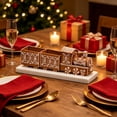 thumbnail image 3 of 8in Resin Gingerbread Train Tabletop Ornament for Christmas Mantel Home Party Decor, 3 of 7