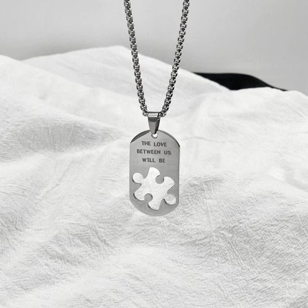 His and hers interlocking necklaces new arrivals
