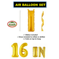 thumbnail image 2 of Ramadan Decoration Gold Balloon Set [2 Sets] Ramadan MUBARAK Foil Balloons Party Decoration Supplies Islamic Wall Decoration Islamic Gifts 123, 2 of 8