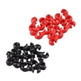 thumbnail image 4 of 10 Uds. Cable de engranaje de freno de bicicleta Clips de estilo S gancho de línea de guía de manguera (rojo), 4 of 8