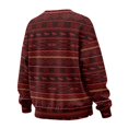 thumbnail image 5 of SCRAWLGOD American Tribal Horse Red Women Oversized Crewneck Sweatshirt Long Sleeve Pullover Tops Drop Shoulder Casual Trendy Workout Clothes with Pockets, L, 5 of 7