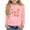 Navy9, variant on Annhoo Valentine's Day Shirts for Kids Long Sleeve Crewneck Solid Color Print Graphic Loose Tops Trendy Cute Clothes