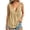 Khaki, variant on Sheghy Womens Tank Tops 100%Cotton Women's Solid-Color Sleeveless V-Neck Casual Cotton-Linen Top