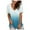 Light Blue, variant on XFLWAM Womens Summer Tie Dye Gradient Short Sleeve T Shirts Ombre V Neck Tops Loose Fit Green S