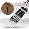 thumbnail image 2 of Calligraphy Brushes Chinese Calligraphy Brush Pen Calligraphy Brush Refillable Ink Pigment (S+M+L) 6Pcs, 2 of 5