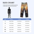 thumbnail image 4 of Xecao Flower Meditating Rabbit for Men's Pajama Pants Long Lounge Pants with Drawstring Waistband and Pockets Comfortable Sleepwear for Home Relaxation-Large, 4 of 6