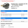 thumbnail image 2 of Distributor Rotor - Compatible with 1950 - 1957 Studebaker Champion 1951 1952 1953 1954 1955 1956, 2 of 2