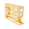 thumbnail image 4 of Soporte para huevos para refrigerador, contenedor para almacenamiento de huevos, bandeja de almacenamiento creativa, mantiene los huevos frescos, sopo Amarillo 4 niveles, 4 of 9
