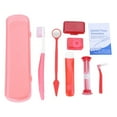 thumbnail image 2 of Teeth Tools Oral Care Kit  Instruments  Equipment Teeth Clean Tool Tooth Brush Mouth Mirror Interdental Brush  Floss Oral Tools Orthodontic Oral Care 01#, 2 of 8