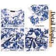 thumbnail image 5 of Fantaslook Womens Tops Dressy Casual Pleated Blouses V Neck Long Sleeve Shirts Fall Tunic Tops, 5 of 7