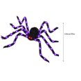 thumbnail image 3 of Halloween Glowing Spider Glow in the Dark Outdoor Party Spider Decoration Festival Decoration Props, Plush Big Spider Decor for Indoor, Outdoor, Bar and Haunted Houses, 3 of 5