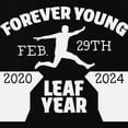 thumbnail image 2 of CafePress - Forever Young Feb 29Th Leap Year Maternity T Shirt - Maternity Dark T-Shirt, 2 of 3