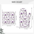 thumbnail image 3 of Honeii Lavender Flowers patten Oven Mitts and Pot Holders Sets, Baker Oven Mitts, Mittens for Kitchen Decor, Baking Lover over Gloves Gifts, 3 of 7