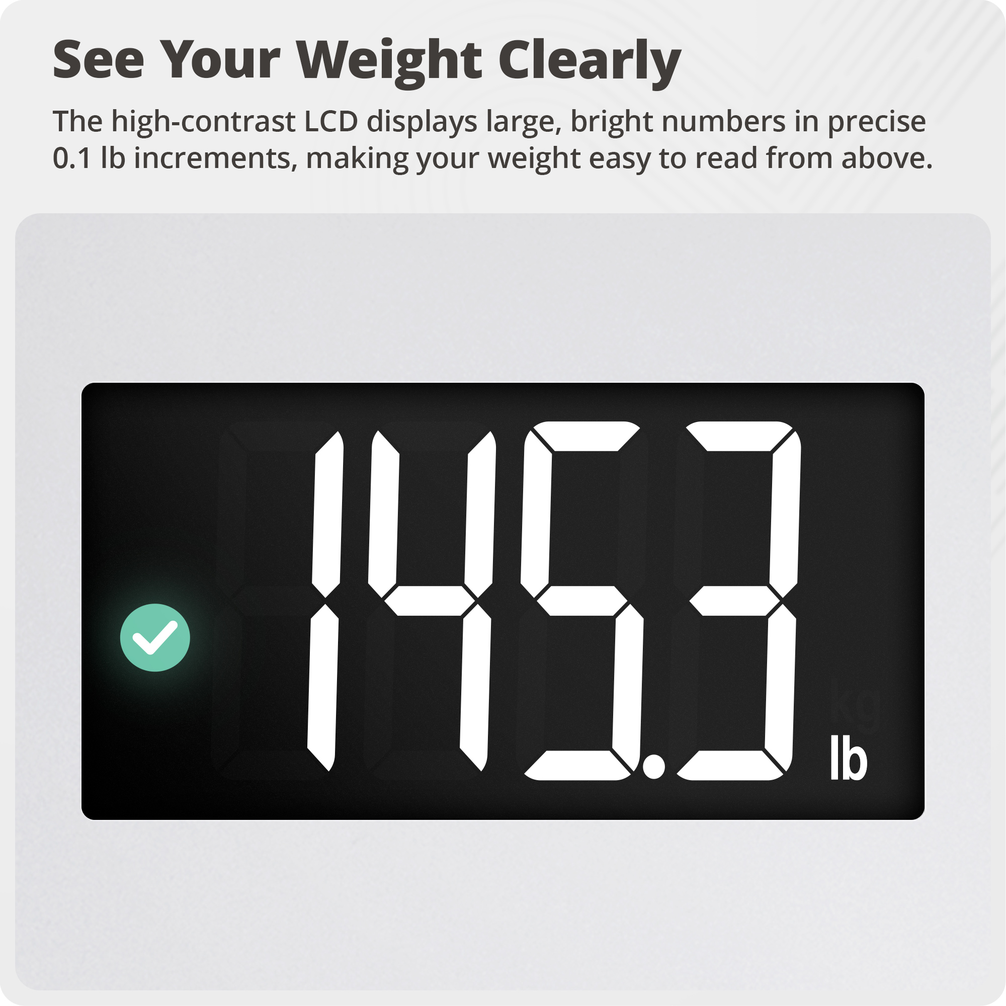 Greater Goods AccuCheck Digital Bathroom Scale 400 Lb photo 6