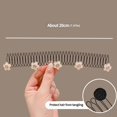 thumbnail image 2 of Invisible Hair Clips Flowers Invisible Hair Holder Hair Accessories Hair Finishing Fixer Comb White plum blossom, 2 of 4