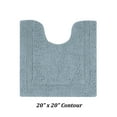 thumbnail image 4 of Better Trends Premium 4 Piece Bathroom Rug Set 100% Cotton, Extra Soft Tufted Bath Mat, Water Absorbent & Reversible Mat, Blue Lux Collection, 4 of 8