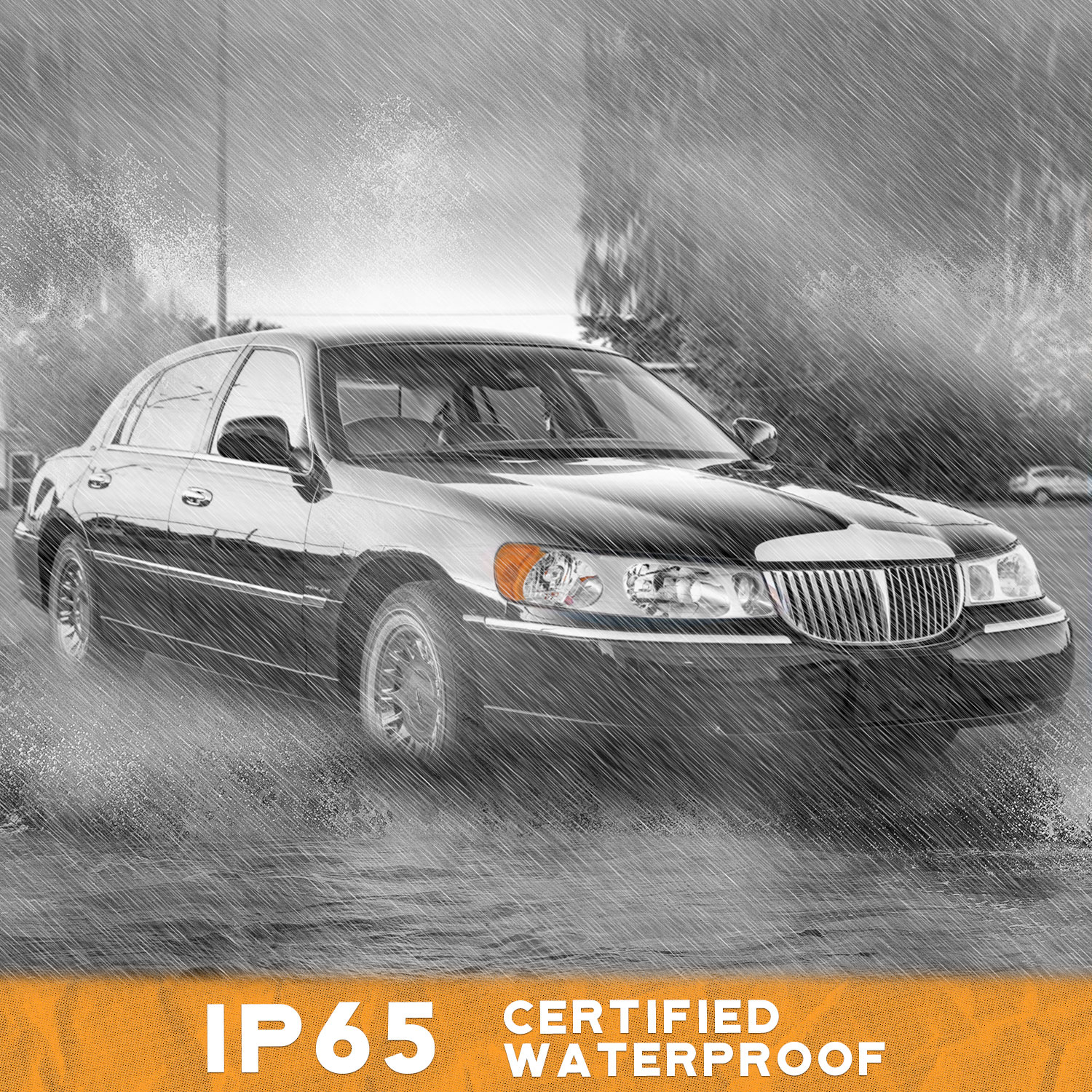WEELMOTO Headlights for 1998-2002 Lincoln Town Car, Halogen Headlight Compatiable with 98 1999 2000 2001 02 Lincoln Town Driver&Passenger side