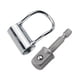 thumbnail image 4 of Llave de tope para grifo, juego de llaves de fontanero, universal, portátil, para baño, ajuste compacto, herramienta de extracción de 1/4 y Metal, 4 of 9