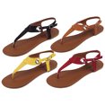 thumbnail image 2 of Starbay Women's Fashion Bold Retro Summer Beach Thong Gladiator Sandals Flats, 2 of 2
