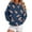 Navy, variant on Cozy Fall Hoodies for Women Oversized Sweatshirt Casual Pullover with Pockets Trendy Autumn Outfits Loungewear Basic