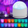 thumbnail image 2 of Water Ripple Multi Color LED Projector USB Powered LED Night Light ,for Baby Room, 2 of 5
