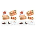 thumbnail image 4 of mmirethe Rack Rotating Wooden Reading Blocks For Interactive Learning Creative Building Alphabet Blocks 2Set, 4 of 6