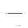 thumbnail image 2 of Cable Chicote Embrague Compatible Con Renault R12 Tl 1.3L 1974 1975 1976 Largo CAHSA Cable Chicote Acelerador, 2 of 6